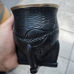 Camionero Alpaca Cincelada con Cuero Premium Trabajado